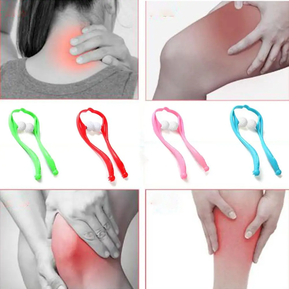 Ролик для массажа шейного отдела позвоночника ручной массажер тела спины