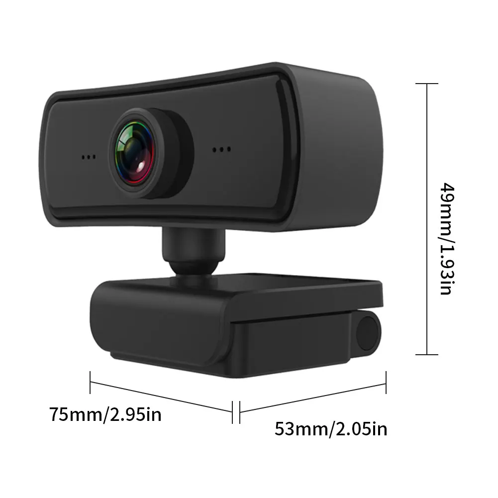 

Webcam 1080P Full HD Web Camera With Microphone 360 Rotatable Camera For PC Laptop Live Broadcast Video Calling Conference Work