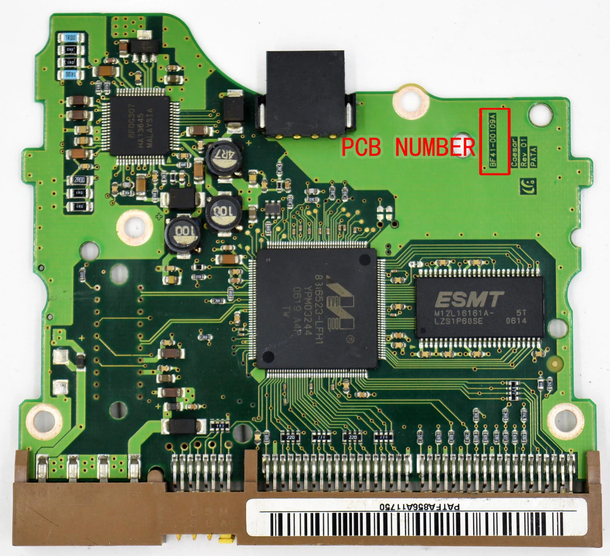

SA Desktop hard disk circuit board number BF41-00109A Caesar Rev 01 hard drive repair data recovery SP0842N