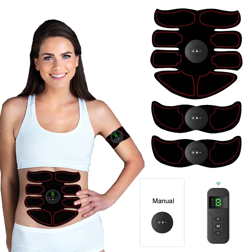 

Betime New Electric Stimulation Muscle Trainer Vibration Fat Burning Slimming Body Belt Fitness Equipment Weight Loss USB Charge