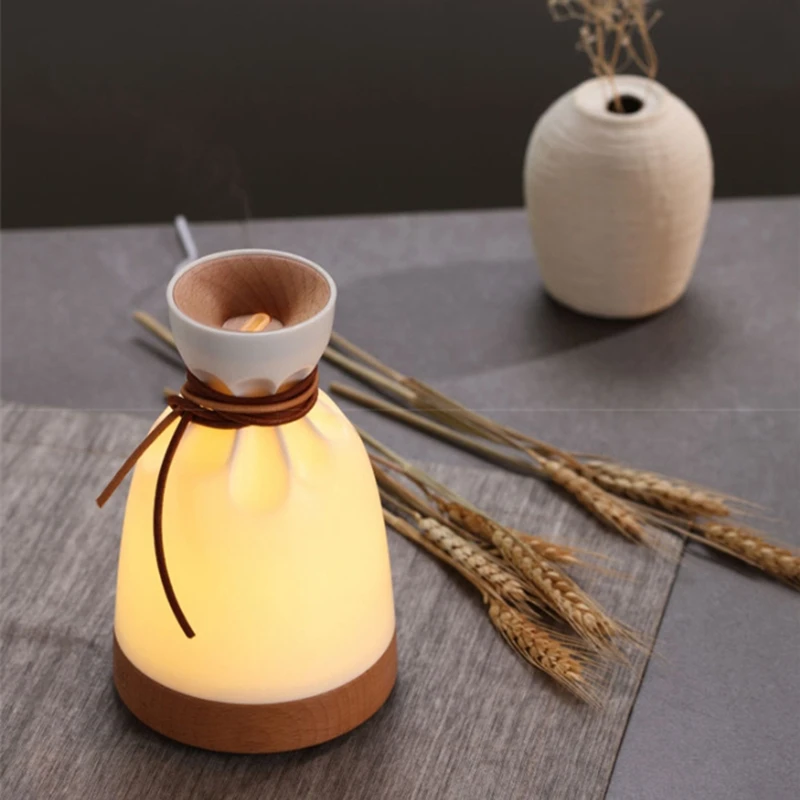 Креативный ароматерапия лампа увлажнитель маленькая ткань мешок мини