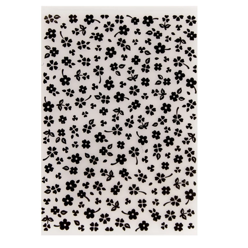 

Clover Plastic Embossing Folder Stencil Template DIY Craft Making Scrapbooking Drop shipping