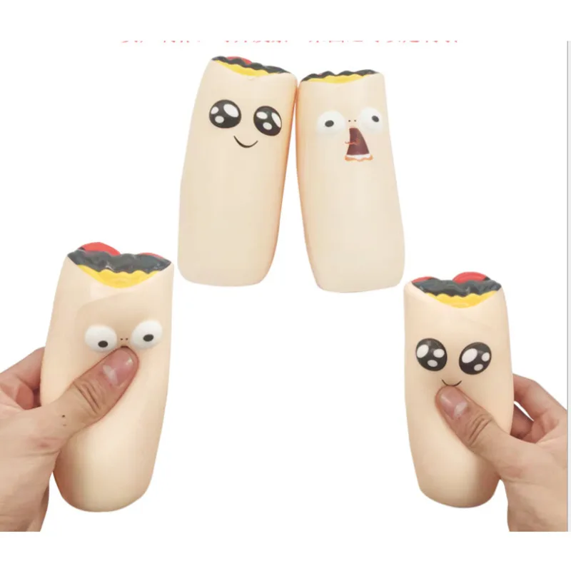 2 шт./компл. огромная кавайная сжимаемая кукла Burrito антистрессовые игрушки мини