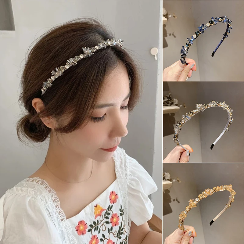 

Элегантные повязки для волос с кристаллами в стиле барокко