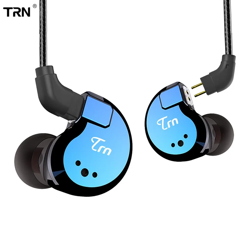 Наушники TRN с гибридной технологией 2DD + 2 BA гарнитура для бега и спорта Hi Fi монитор