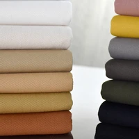 cotton thick twill singledrill khaki cloth fabric carbon brushed washed fabrics for coat pants jackets 530gm tissu 50x150cm