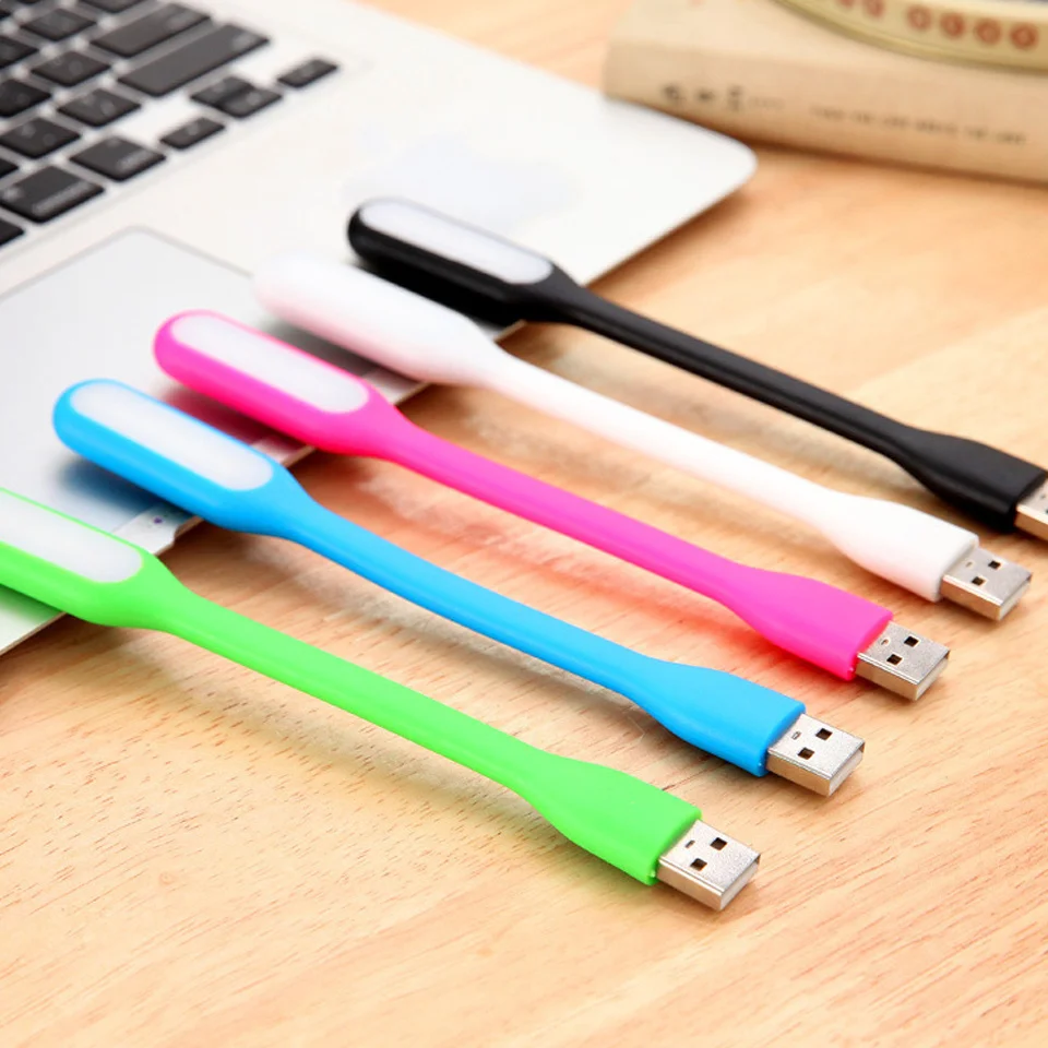 Portable USB 5V LED Reading Lamp Mini Book Light Foldable Camping Night Lights Table Lamps For Power Bank PC Notebook Laptop | Электроника