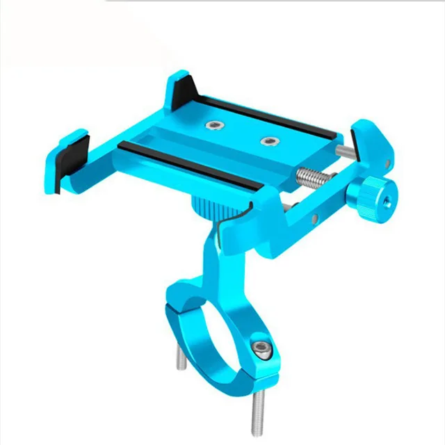 Blue Vmonv алюминиевый держатель для велосипеда мотоцикла 360 вращение для iPhone 8 X Универсальный велосипед мобильный телефон gps Ручка крепления Стенд - Цвет: Blue