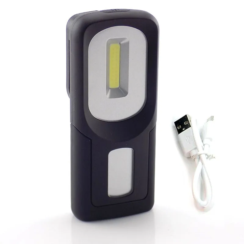 Светодиодный рабочий светильник COB ручной фонарь флэш USB Перезаряжаемый