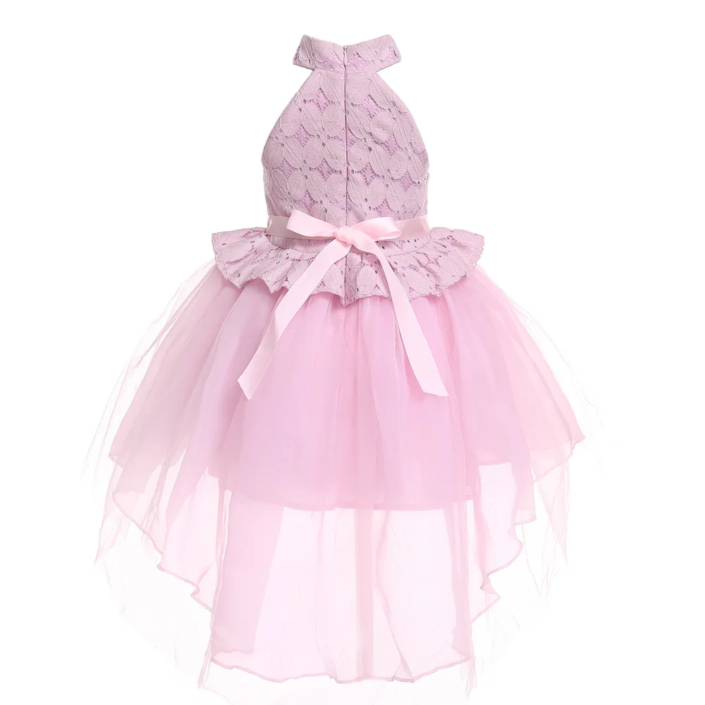 Элегантные платья для маленьких девочек детское кружевное платье с цветочной