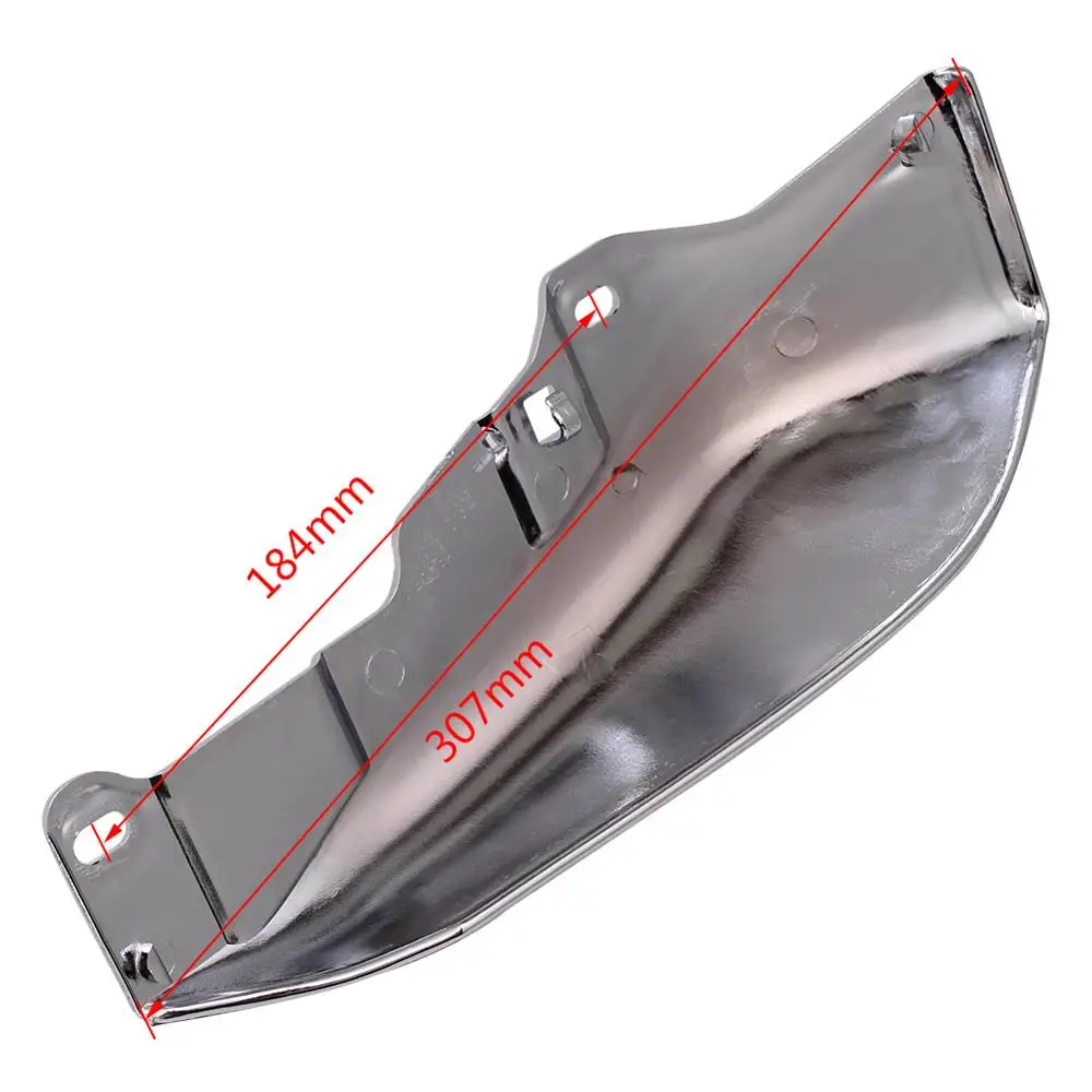 

Chrome Mid Frame Air Heat Deflectors Trim Left Right Set fits for Harley Touring and Trike Models 2009-2016