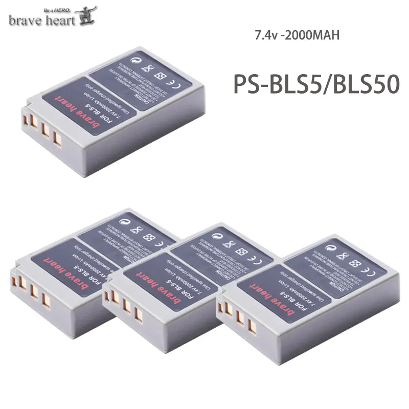 10x NP-BLS50 BLS-5 Батарея BLS5 PS-BLS5 BLS1 батареи для цифровой камеры OLYMPUS E450 E600 E620 EP1 EP2 EP3 EPL1 EPL2 EPL3 EPM2 EPL5 EPL6
