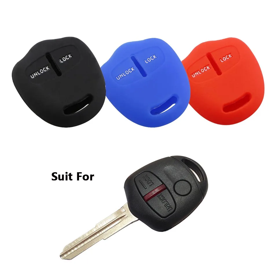 Чехол для автомобильного ключа силиконовый чехол ключей Mitsubishi Outlander Colt ASX Lancer Grandis