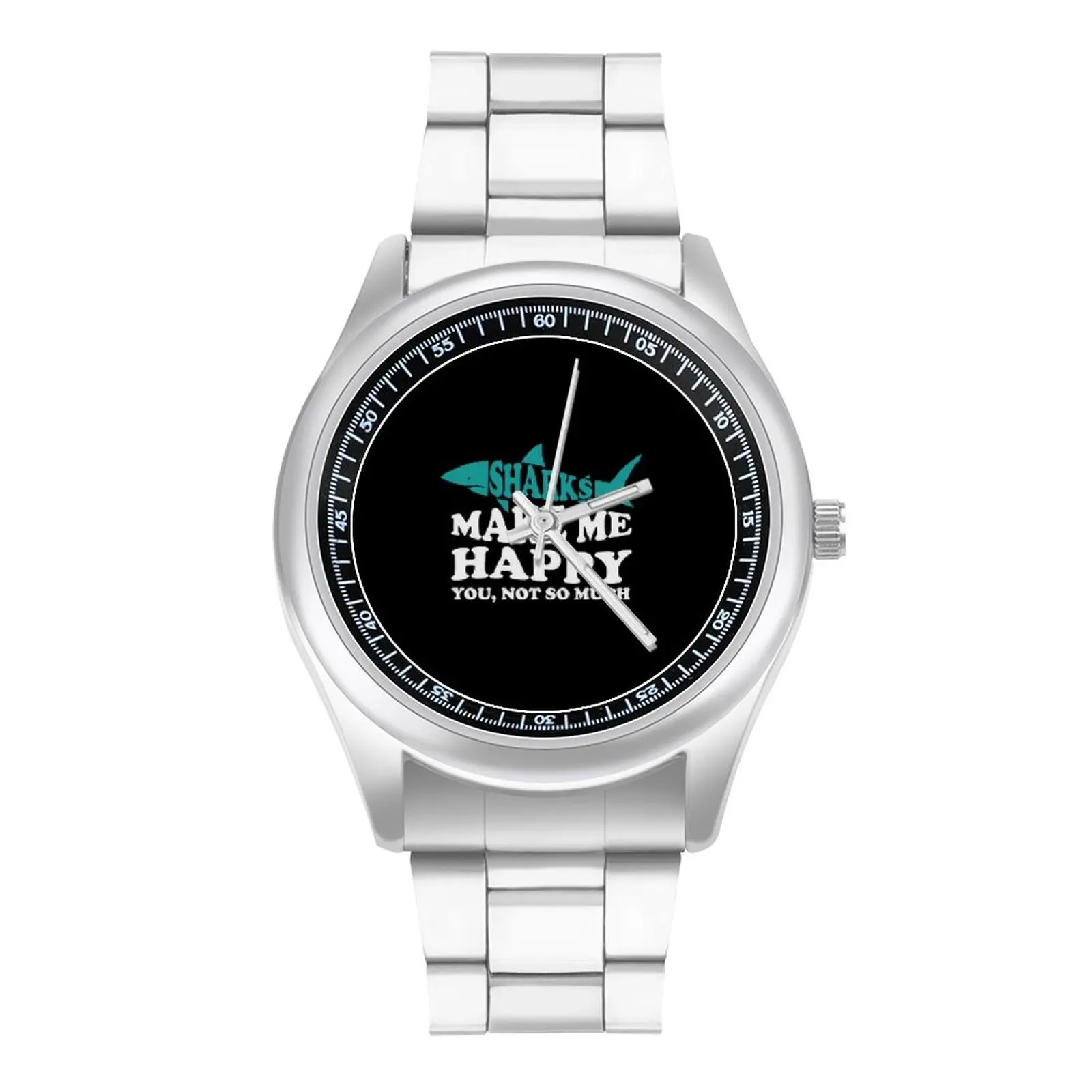 Кварцевые часы Shark аккуратные наручные для тренажерного зала женские из