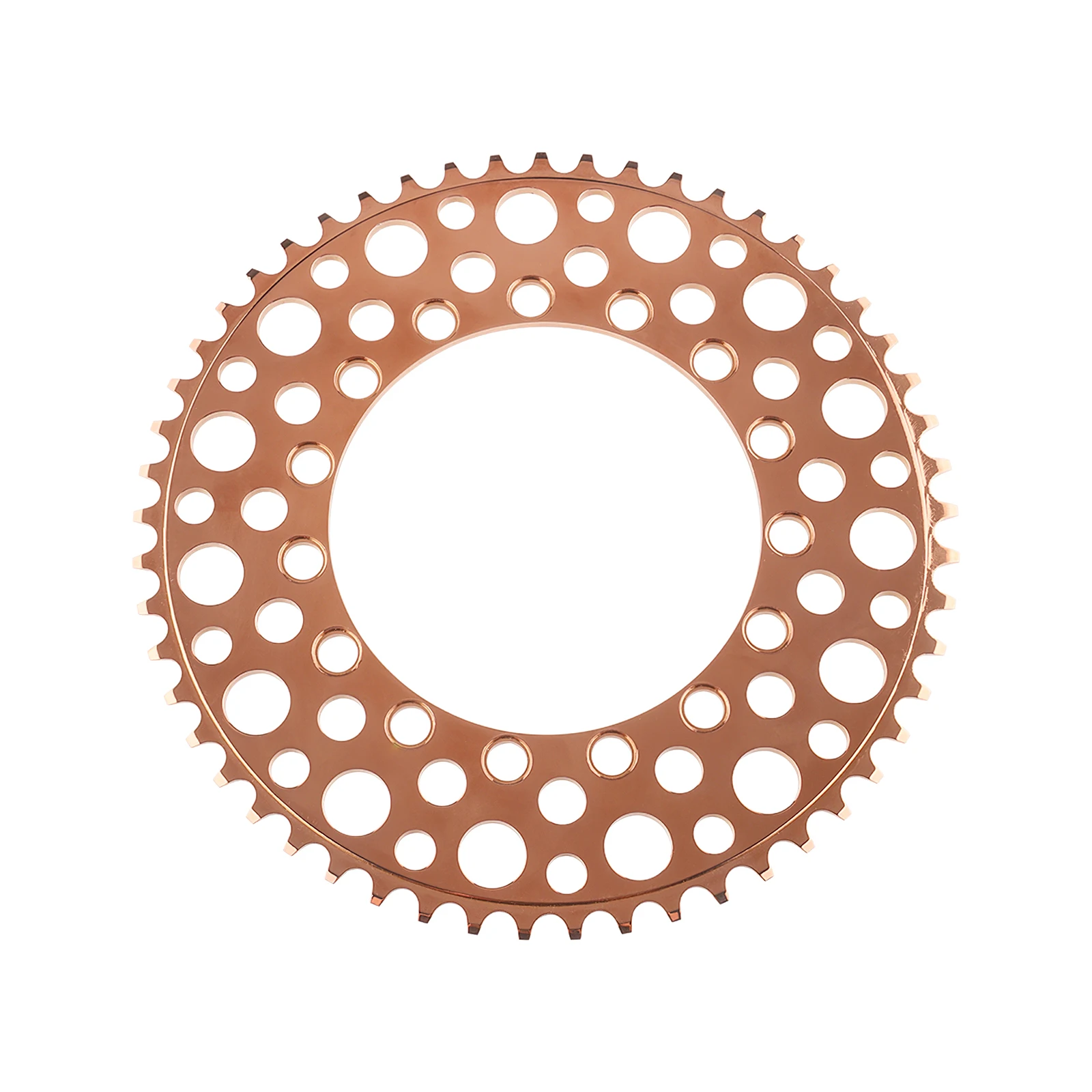 

Road Bike Chainwheel Bike Chainring Aluminum Alloy Colorful Rose Gold 1PC 53T Folding Bike Chainring Steel Bike Accessories