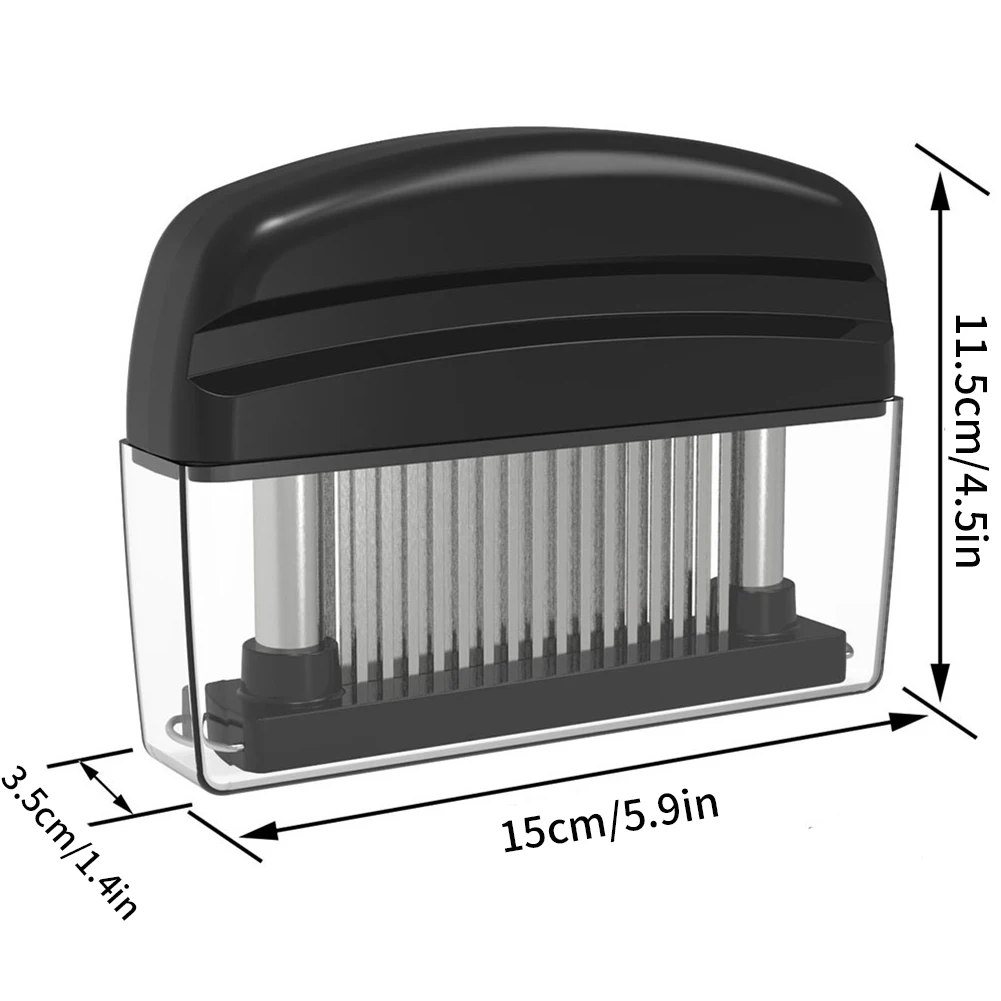 

48/60 Blades Needle Meat Tenderizer Stainless Steel Knife Meat Beaf Steak Mallet Meat Tenderizer Hammer Pounder Cooking Tools