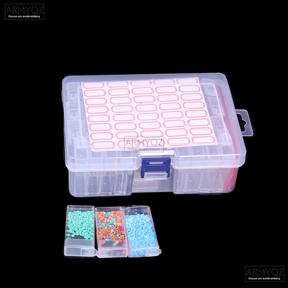 

42 grid Portable Diamond Painting Storage Containers Storage box Diamond Painting Accessories tools for diamond embroidery