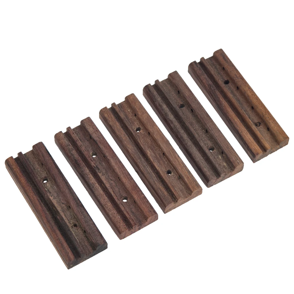 5PCS Ukulele Bridge Rosewood For 21'' Soprano 4 Strings Guitar Parts Replacement | Спорт и развлечения