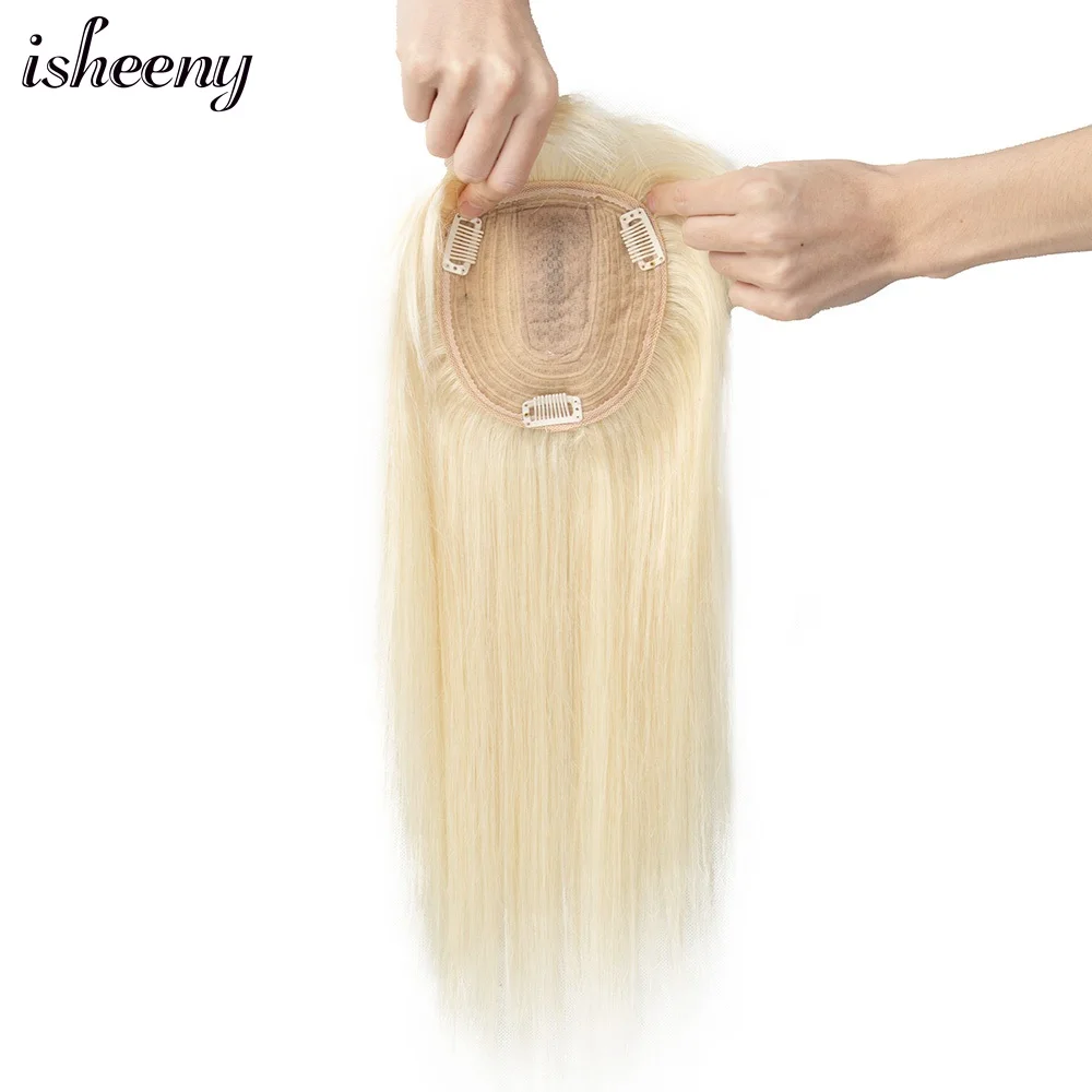 

Парик из натуральных волос платинового цвета, 18 дюймов, для женщин, 13x13 дюймов, дышащая основа с зажимом, парик Реми, шиньон с челкой