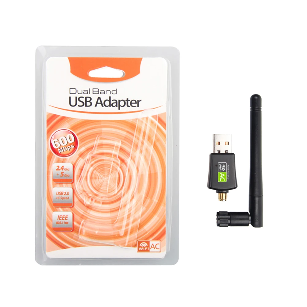 Беспроводной USB-адаптер с антенной 600 Мбит/с | Компьютеры и офис