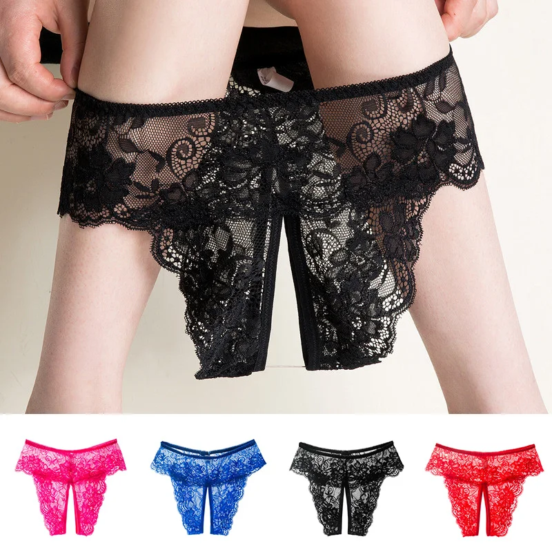 Женские сексуальные трусики с открытой промежностью эротическое нижнее белье