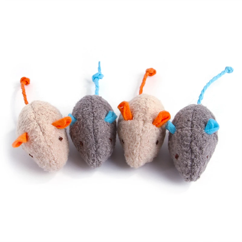 

new Kitten Chew Toy Mouse 3PCS Lifelike Interactive Pet Play Mouse Catnip Bite Resistance Toy Cats Pet Supplies