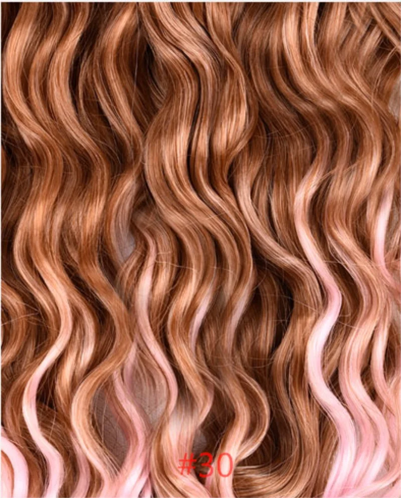 

SAMBRAID Braids Synthetic Hair 32 Inch Crochet Ocean Wave Zizi Deep Wave Synthetic Light Weight Wear Braiding Hair Extensions