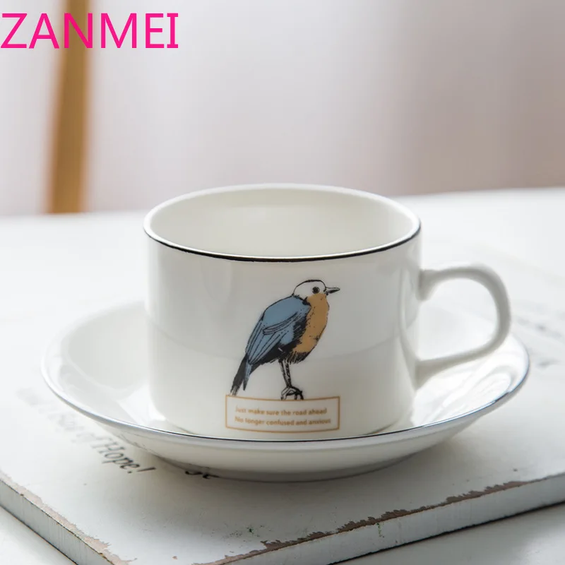 

Contracted Design Light And Thin Teatime Afternoon Tea Cup Saucer Set Tazas Para Cafe Xicara Bardak Coffee Cup Copo Tasse Teacup