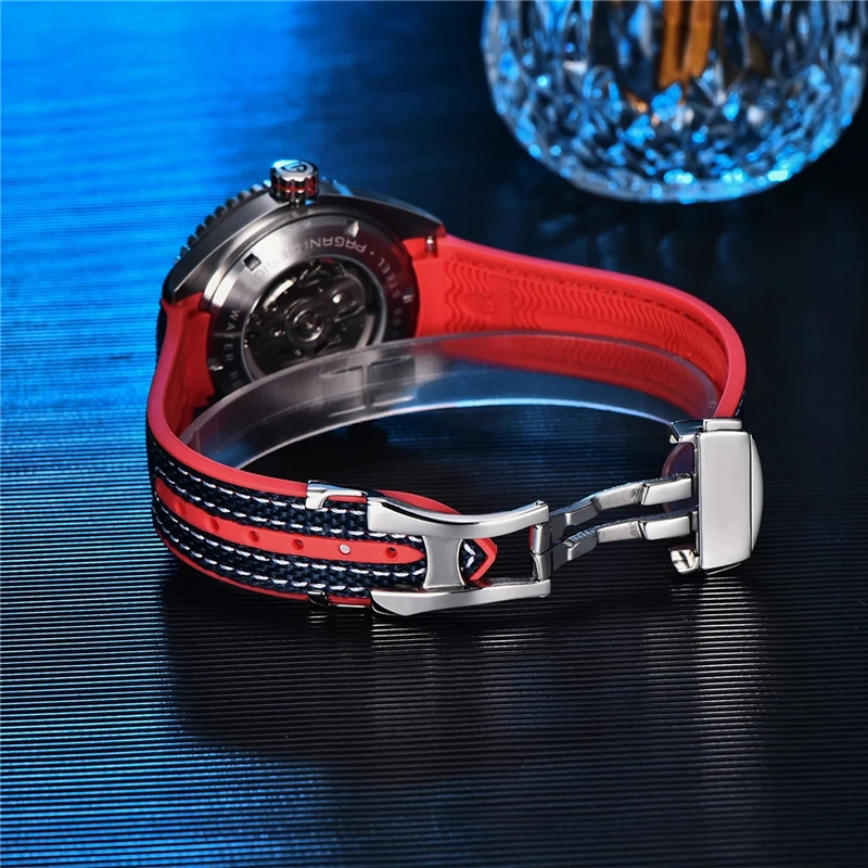 

PAGANI DESIGN Men's Mechanical Wristwatch NH35 Sapphire Glass Automatic Watches Top Brand Ceramic Bezel 100M Waterproof Watch