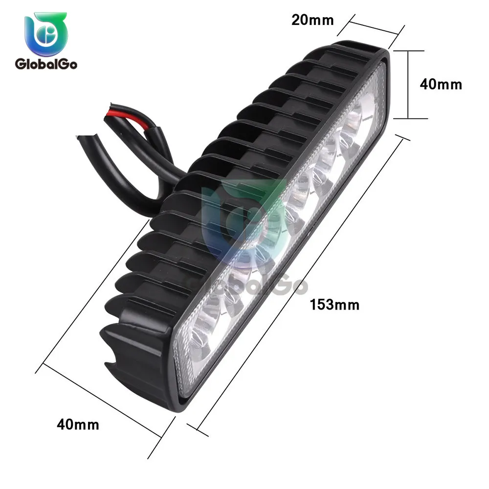 18 Вт 6 светодиодный DC 12 В автомобильный головной светильник аксессуары для ламп