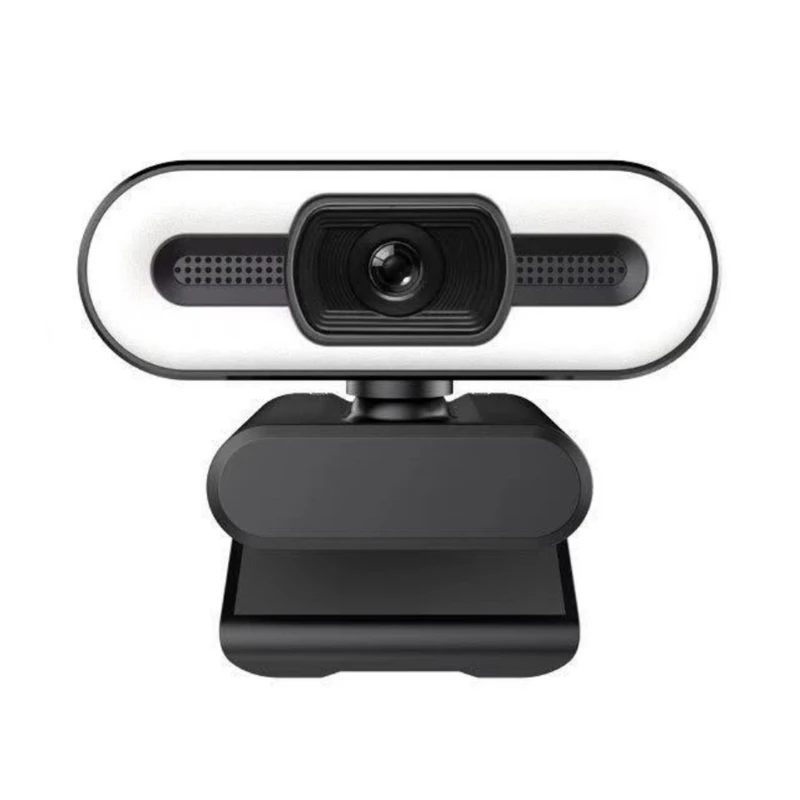 

57EC 2K Streaming 1080P Webcam Built in MicFill Light Advanced Autofocus Web Camera for Gamer Facebook YouTube Streamer