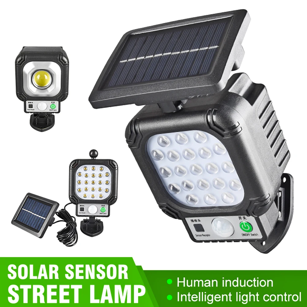 

LED Solar Wall Light Outdoor Motion Sensor Lamp Garden Yard Remote Control Lamp
