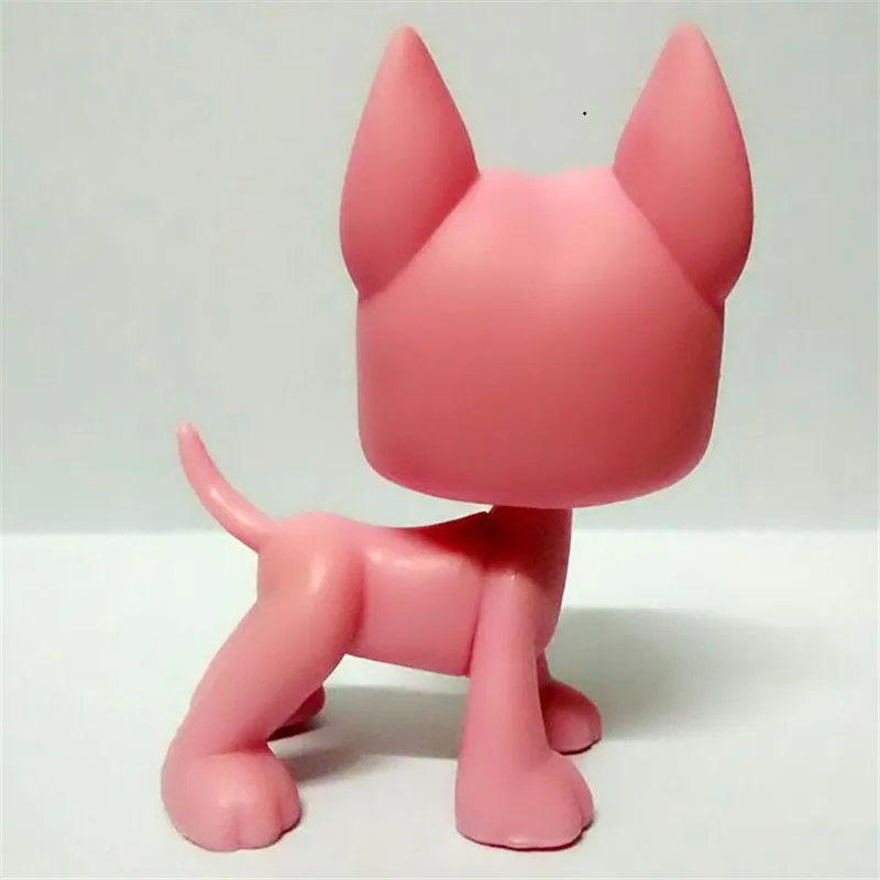 Pet Shop Lps Toys GREAT DANE #817 Brown Dog With Star Eyes Rare Old Collections Figure Littlest |