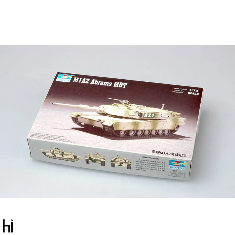Trumpeter 07279 1/72 США M1A2 Abrams MBT основной боевой танк пластиковая сборка набор для