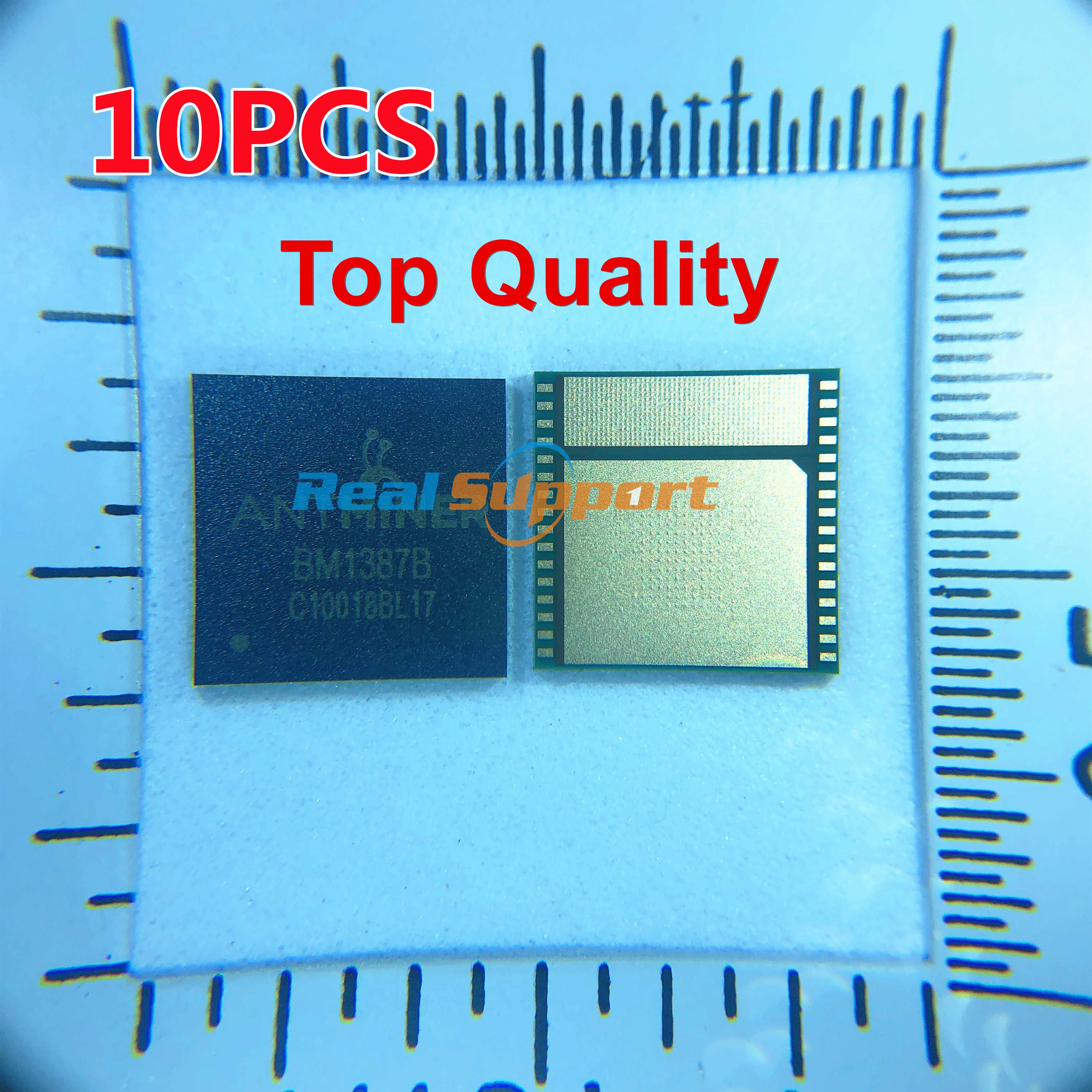 

10PCS TOP QUALITY BM1387 BM1387B chip For Bitcoin Miner S9 S9i T9 T9+