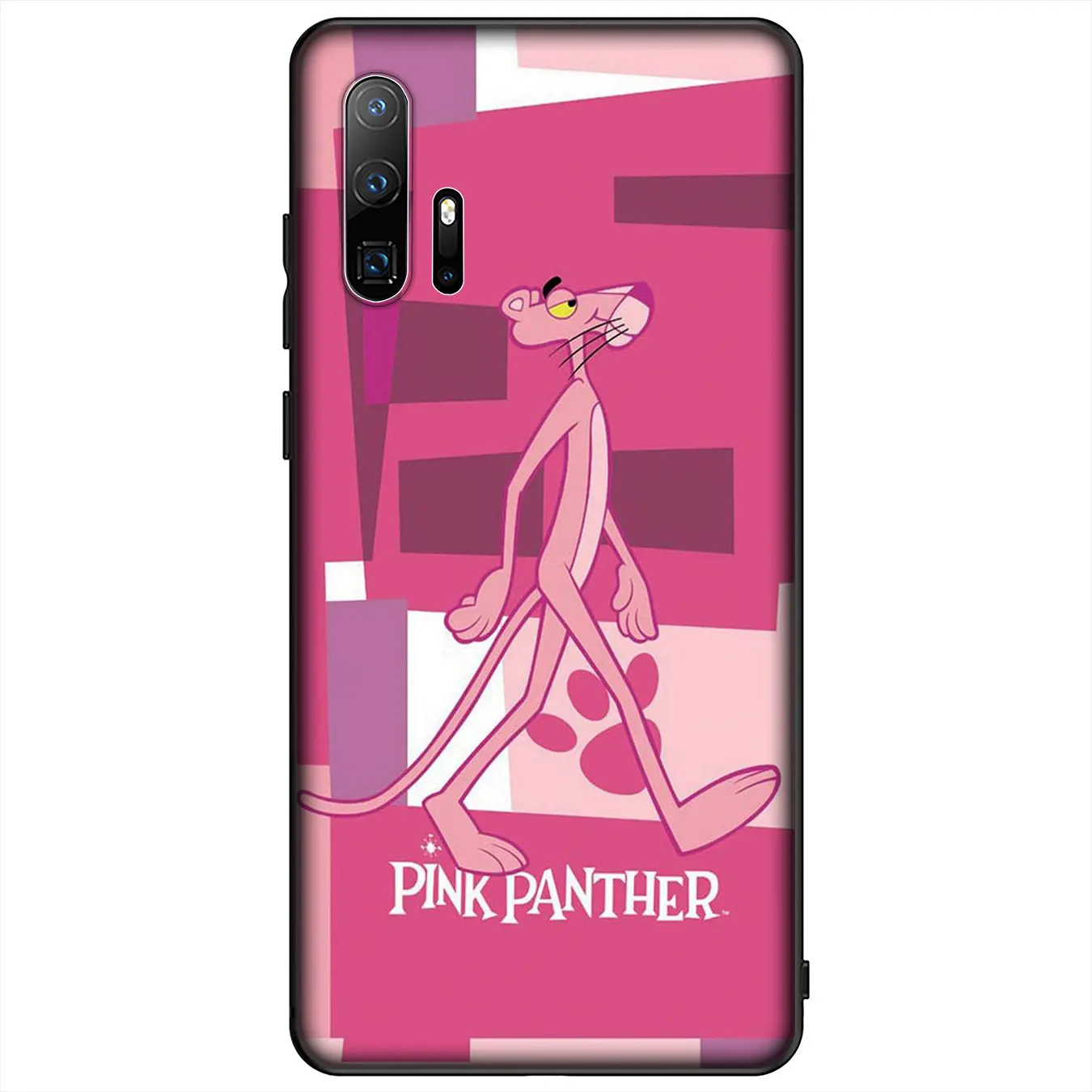 Lovely Pink Panther Soft Phone Case for Huawei Y9 Y6 Y7 Prime Honor 20 20S 10 9X 9 8 Lite 8C 8X 8A 7X 7C 7A Pro |