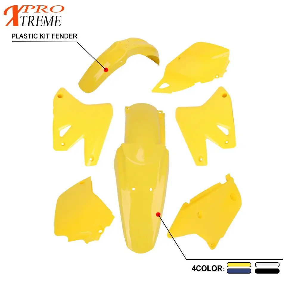 

For SUZUKI DRZ400 DRZ 400 Motorcycle Fairings Plastics Front Rear Mudguard Fender Body Kit Side Cover Set