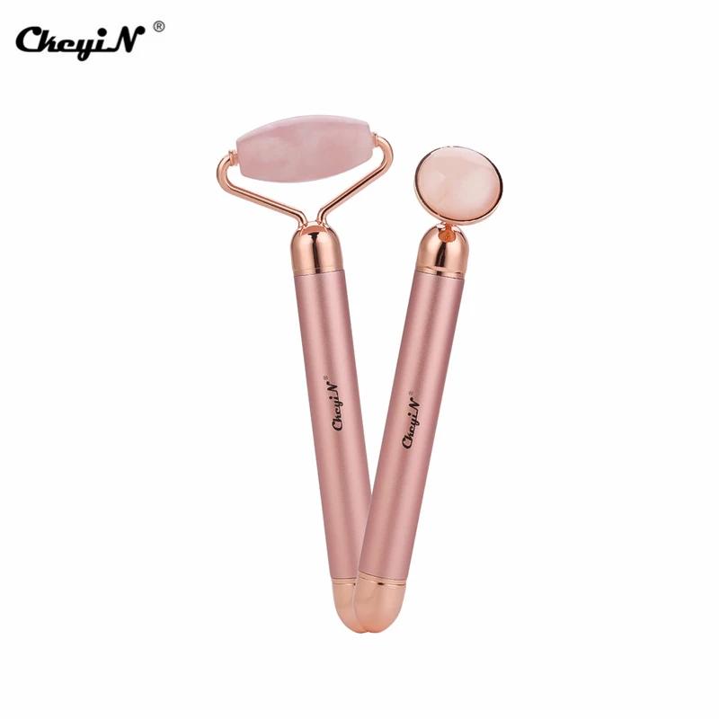 CkeyiN Электрический нефритовый ролик для лица вибрирующий инструмент подтяжки