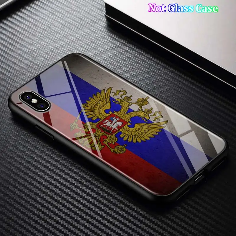 Style 05 Черный чехол с национальным флагом России для iPhone 11 11Pro X XR XS Max для iPhone 8 7 6 6S Plus 5S 5 SE глянцевый чехол для телефона - Цвет: Style 05