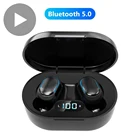 Беспроводные наушники-вкладыши, гарнитура TWS, Bluetooth-наушники для геймеров для iPhone, Android, игр, спорта, Bluetooth, прослушивания