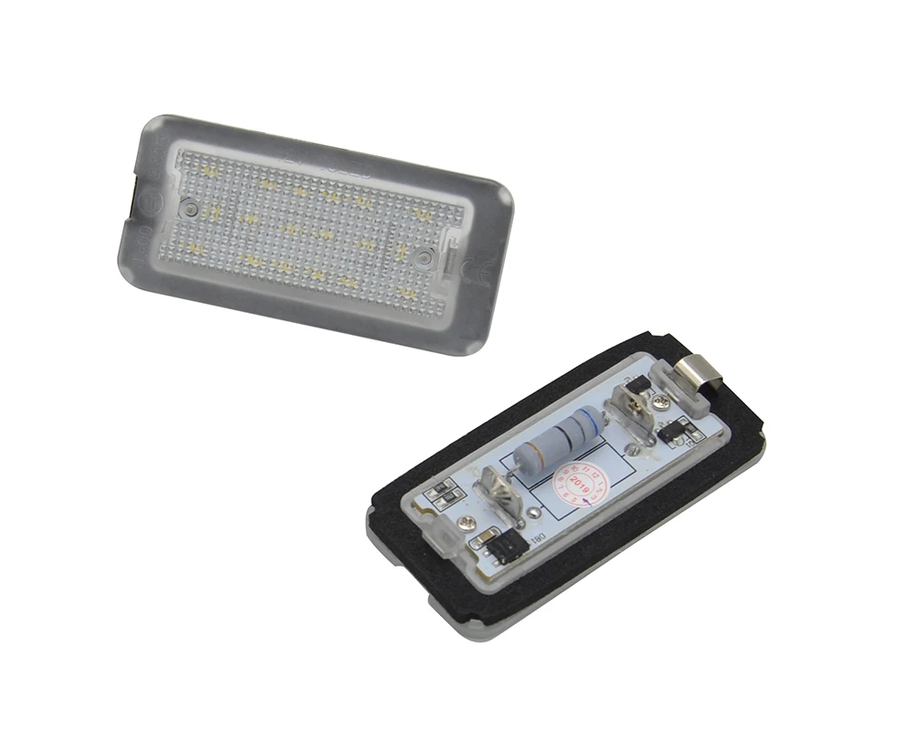 Canbus Белый светодиодный номерной знак огни для Fiat 500 500C 2009- OEM: 51800482