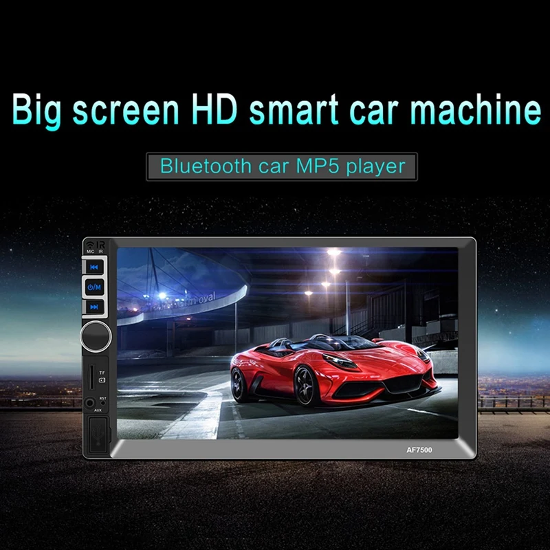 Новый 2Din автомобильный радио мультимедиа Mp5 плеер 2 Din 7 дюймов пресс-экран Bluetooth Fm