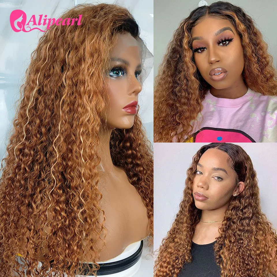 Светлые Волнистые волнистые волосы # 1B/5 накладные для черных женщин