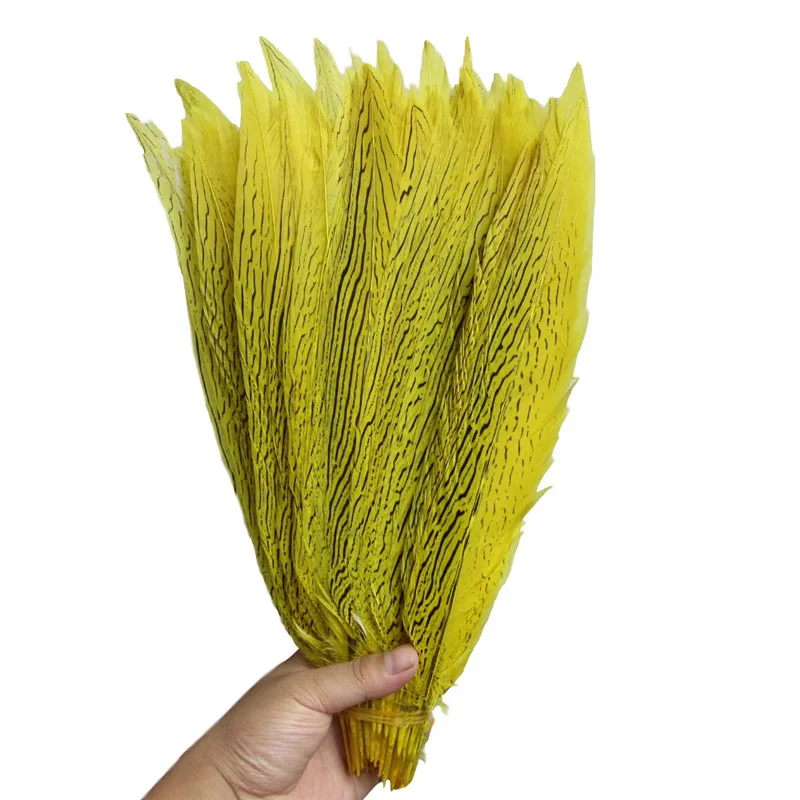 100 шт. натуральные серебряные фотообои 35 40 см белые перья фазана для рукоделия