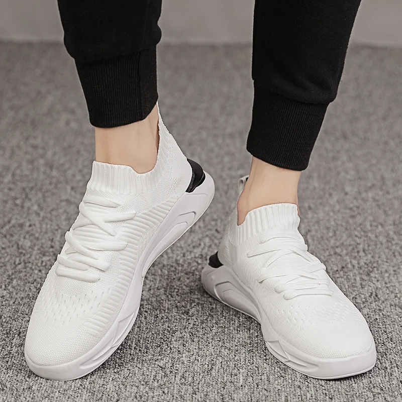 

Brand Fashion Mens Shoes Casual Sneakers Mesh Breathable Outdoor Sport Slip-on Footwears Zapatos De Hombre Confirmtable 39-44