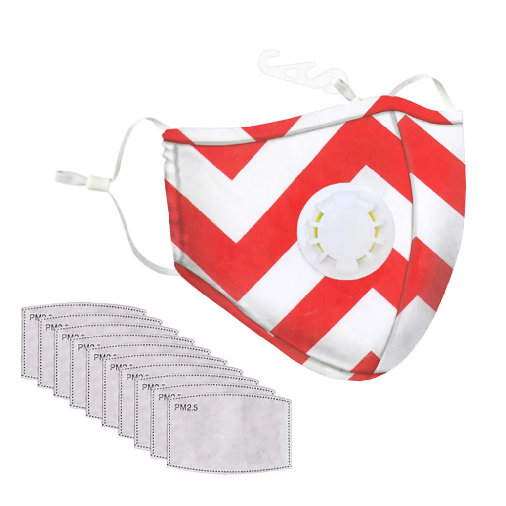 Многоразовая моющаяся маска для рта взрослых женщин и мужчин пылезащитный
