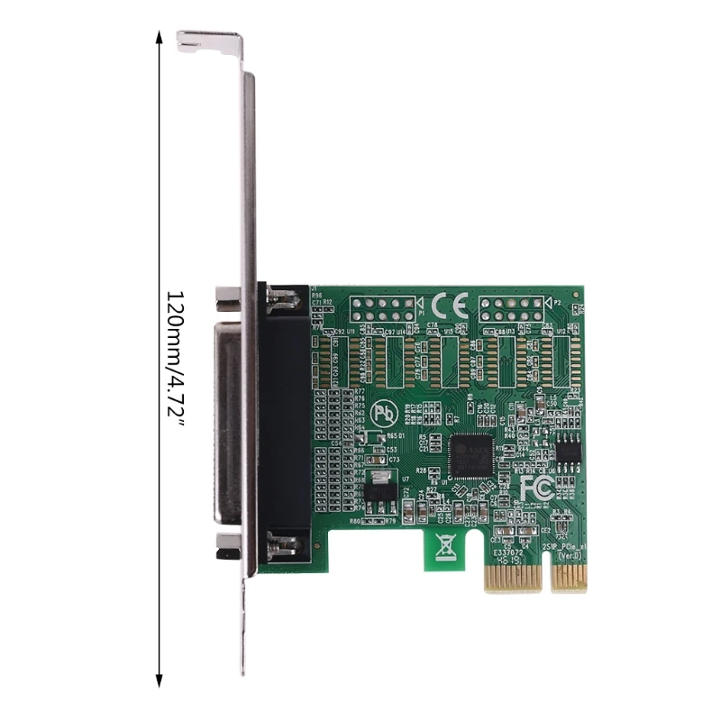 Параллельный Порты и разъёмы DB25 25Pin PCIE Riser Card принтер LPT на PCI-E Экспресс-конвертер