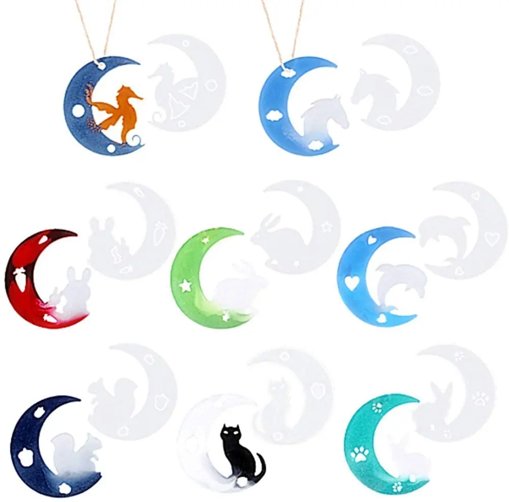 

8 шт., силиконовые формы в виде полумесяца и Полумесяца