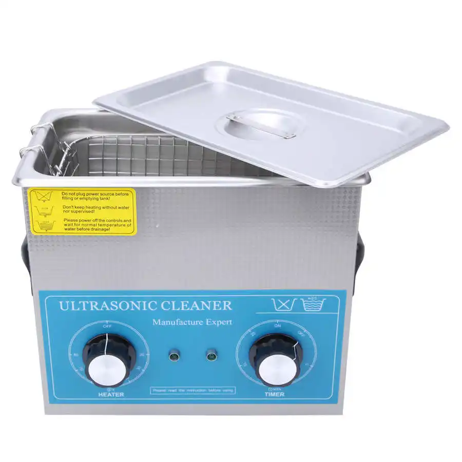 

Ультразвуковой очиститель для ювелирных изделий, часов, 4,5 л, нержавеющая сталь