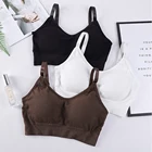 Бесшовный спортивный топ-труба, Женский противоударный бюстгальтер для бега, тренажерного зала, тренировок, эластичный бюстгальтер с эффектом пуш-ап спортивные топы для фитнеса, спортивные бюстгальтеры